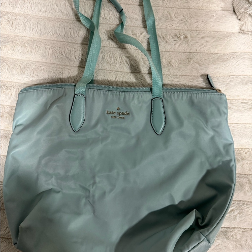 kate spade Aqua Blue Tote Bag
